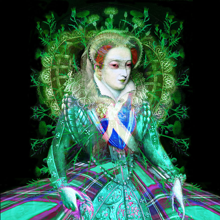'THE QUEEN OF ALBA, 2/20 | Photo-Montage' by artist Ashley Cook